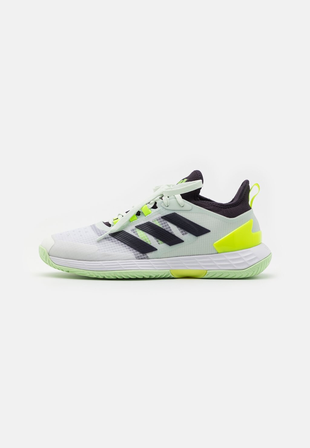 

Все туфли для тенниса Adizero Ubersonic 4.1 Adidas, цвет footwear white/aurora black/lucid lemon