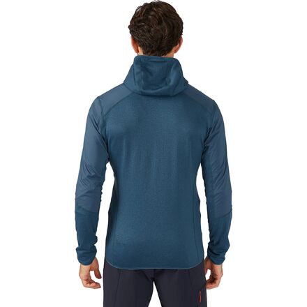Куртка Ascendor Summit с капюшоном и молнией во всю длину мужская Rab, синий