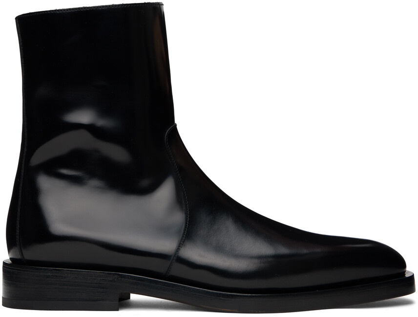 

Черные ботильоны челси Ferragamo