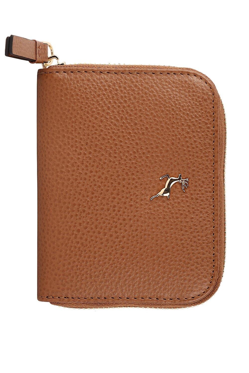 

Кошелек из натуральной кожи Mini X с RFID-защитой Ashwood Leather, коричневый