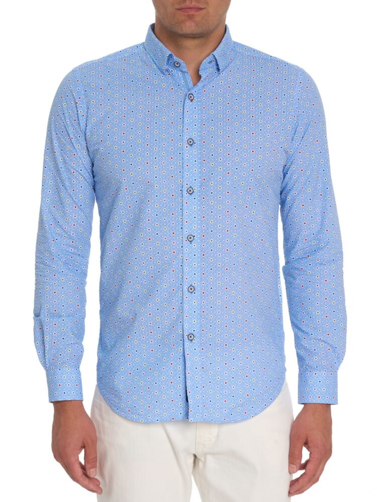 

Рубашка Astoria с геометрическим рисунком Robert Graham, цвет Multi