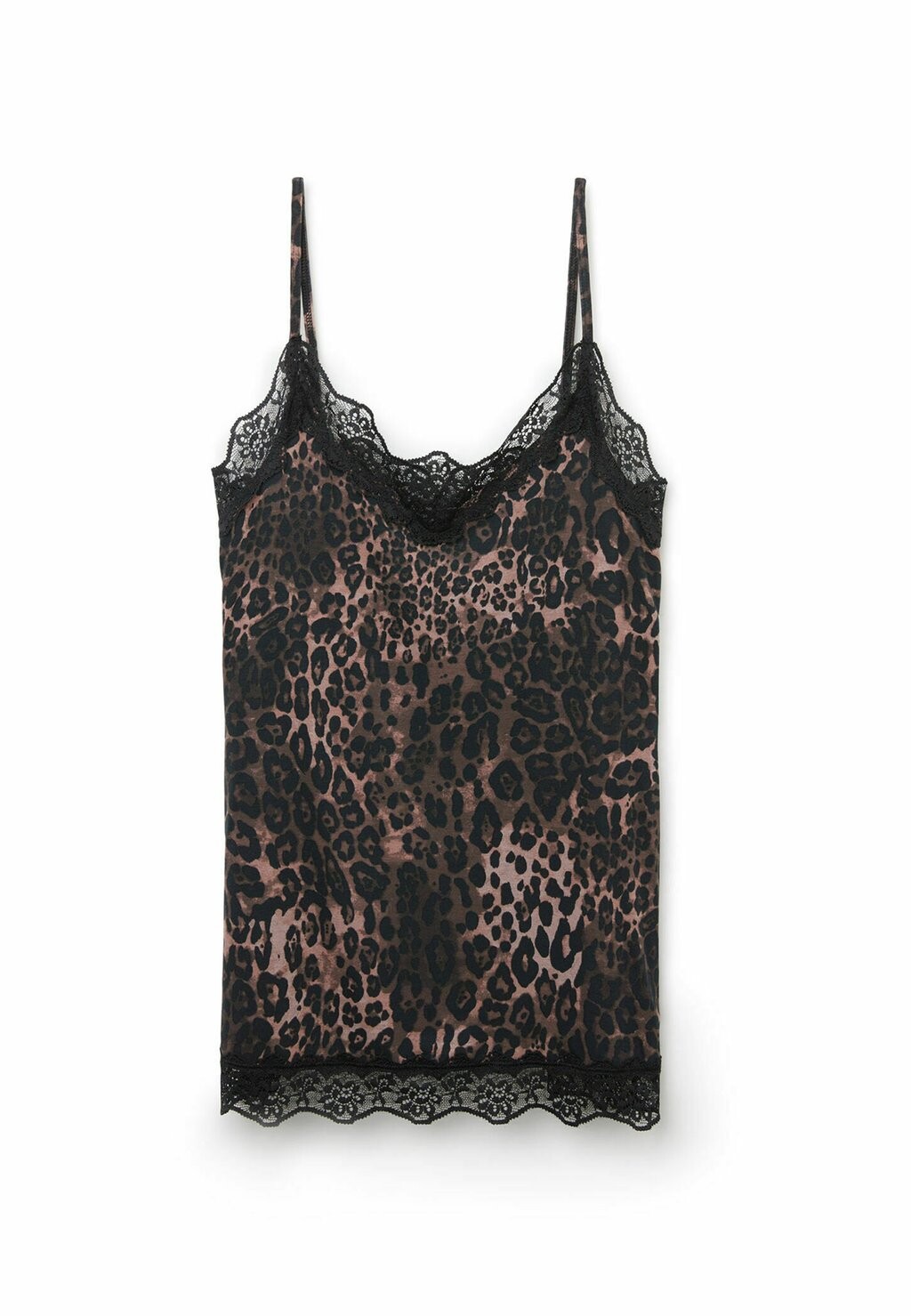 

Топ V-NECK Tezenis, крапчатый светло-коричневый