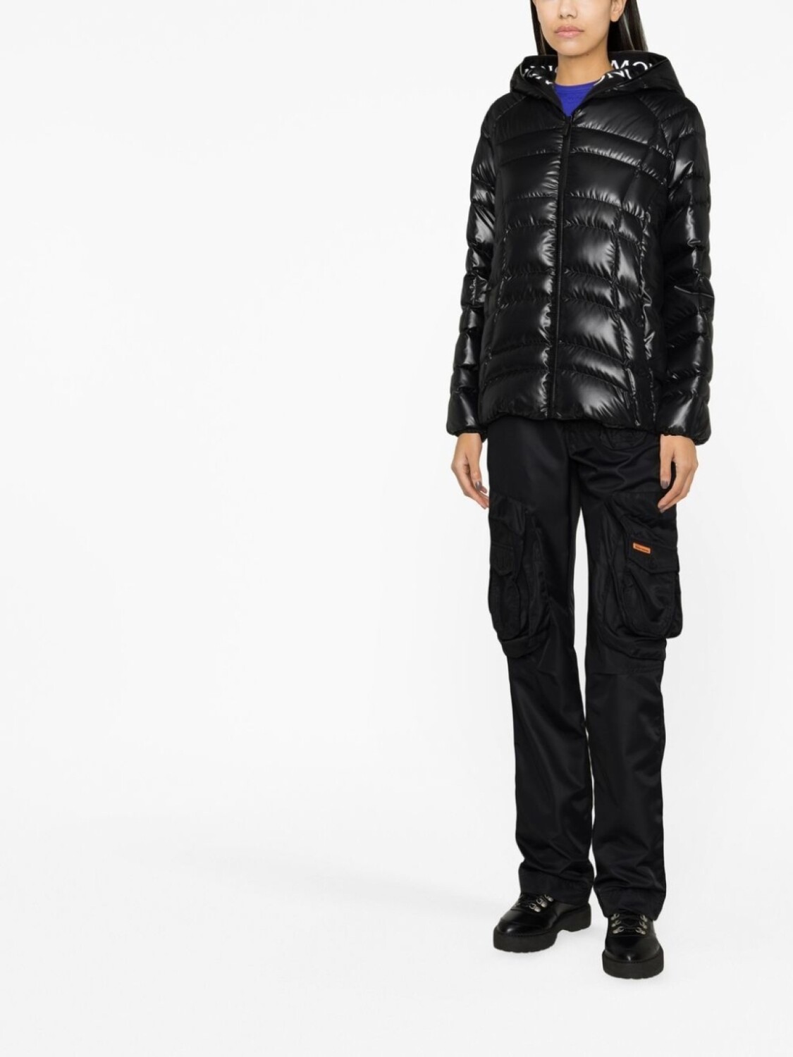 

Moncler Narlay padded down jacket, черный