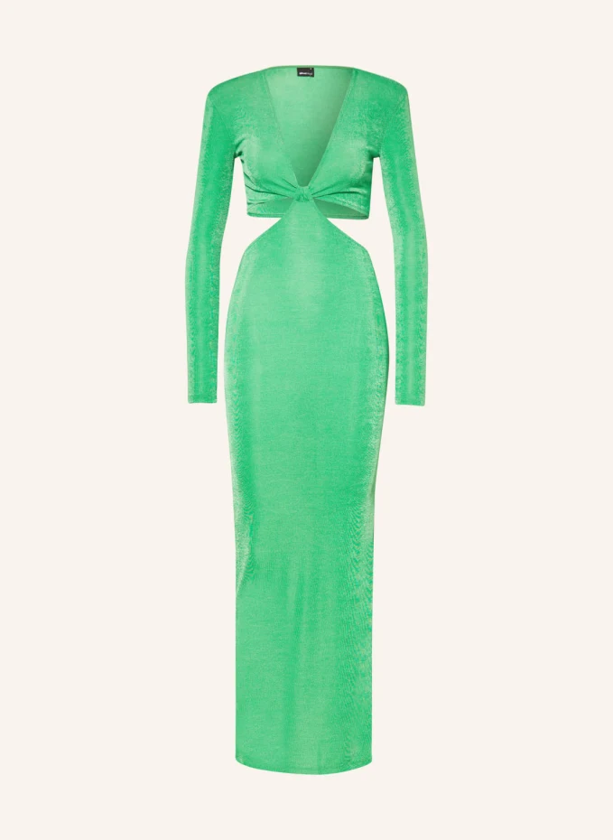 Платье иоланда с вырезом Gina Tricot, зеленый
