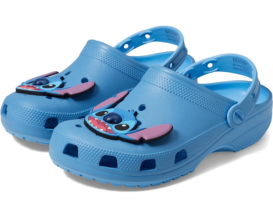 цена Сабо Crocs Disney Stitch Classic, цвет Oxygen