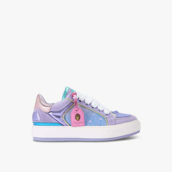 

Кожаные низкие кроссовки Southbank с биркой Kurt Geiger London, сиреневый, Фиолетовый, Кожаные низкие кроссовки Southbank с биркой Kurt Geiger London, сиреневый