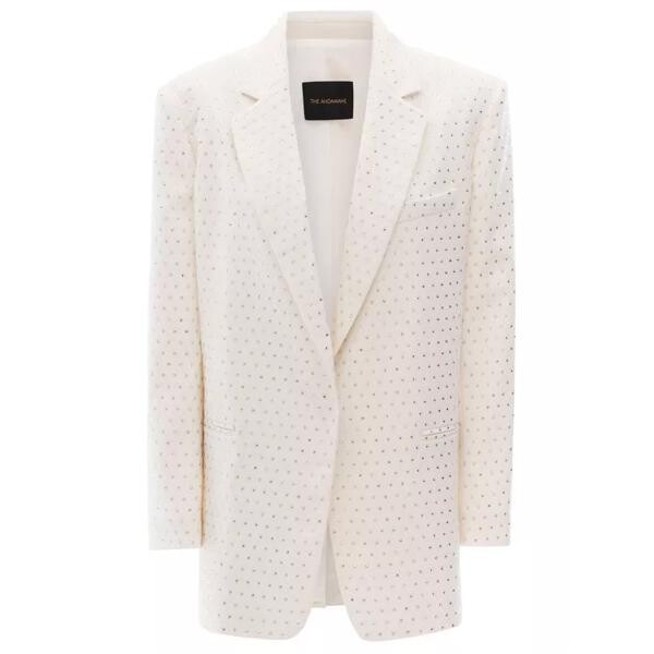 

Куртка guia crystal' oversized single-breasted jack Andamane, белый
