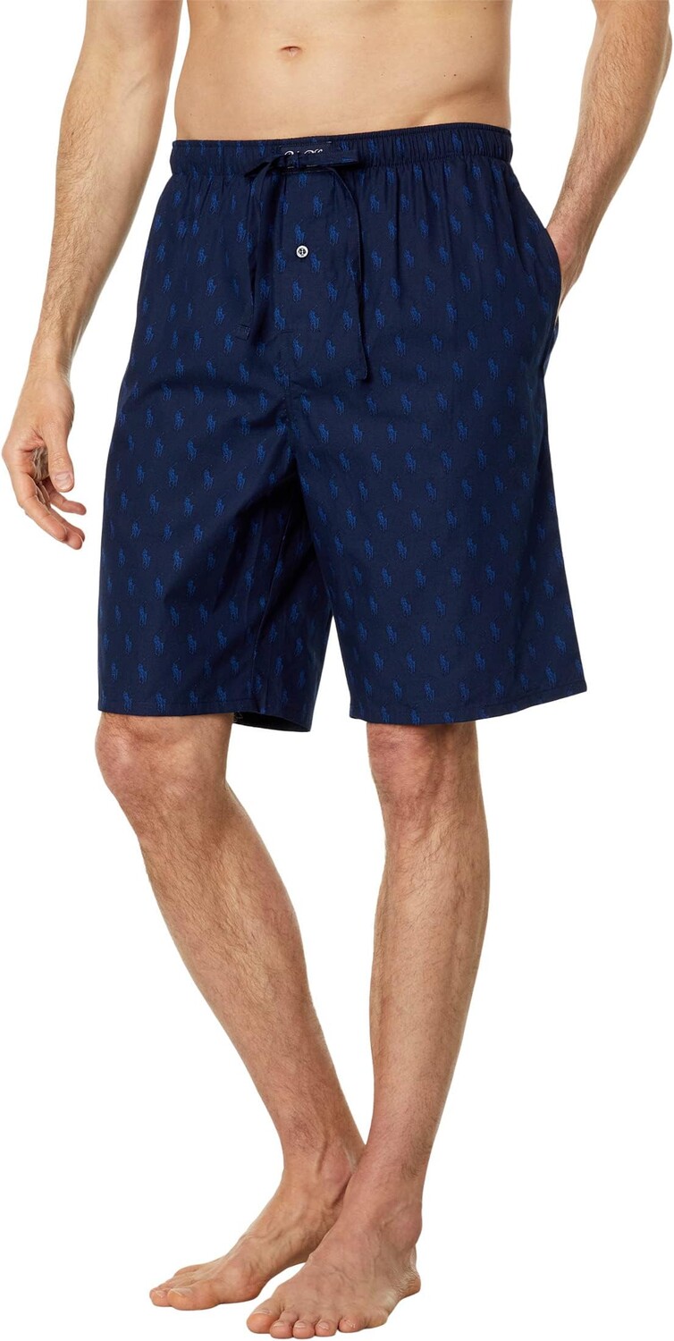 

Шорты для сна с принтом пони Polo Ralph Lauren, цвет Cruise Navy/Beach Royal Riviera