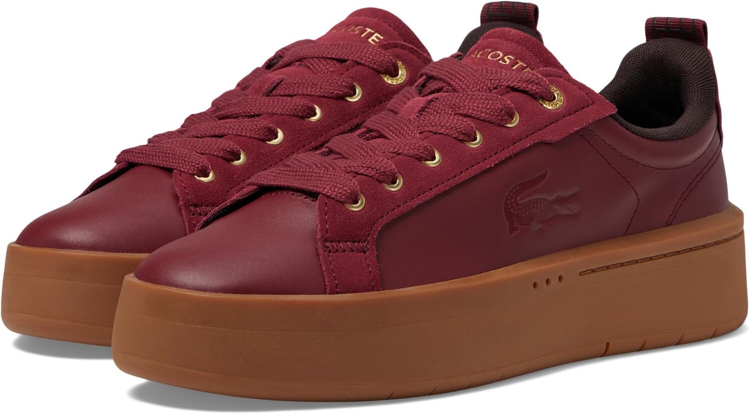 

Кроссовки Carnaby Plat 223 3 SFA Lacoste, цвет Burgundy/Gum