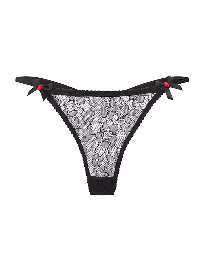 

Лорна кружевные стринги Agent Provocateur, черный