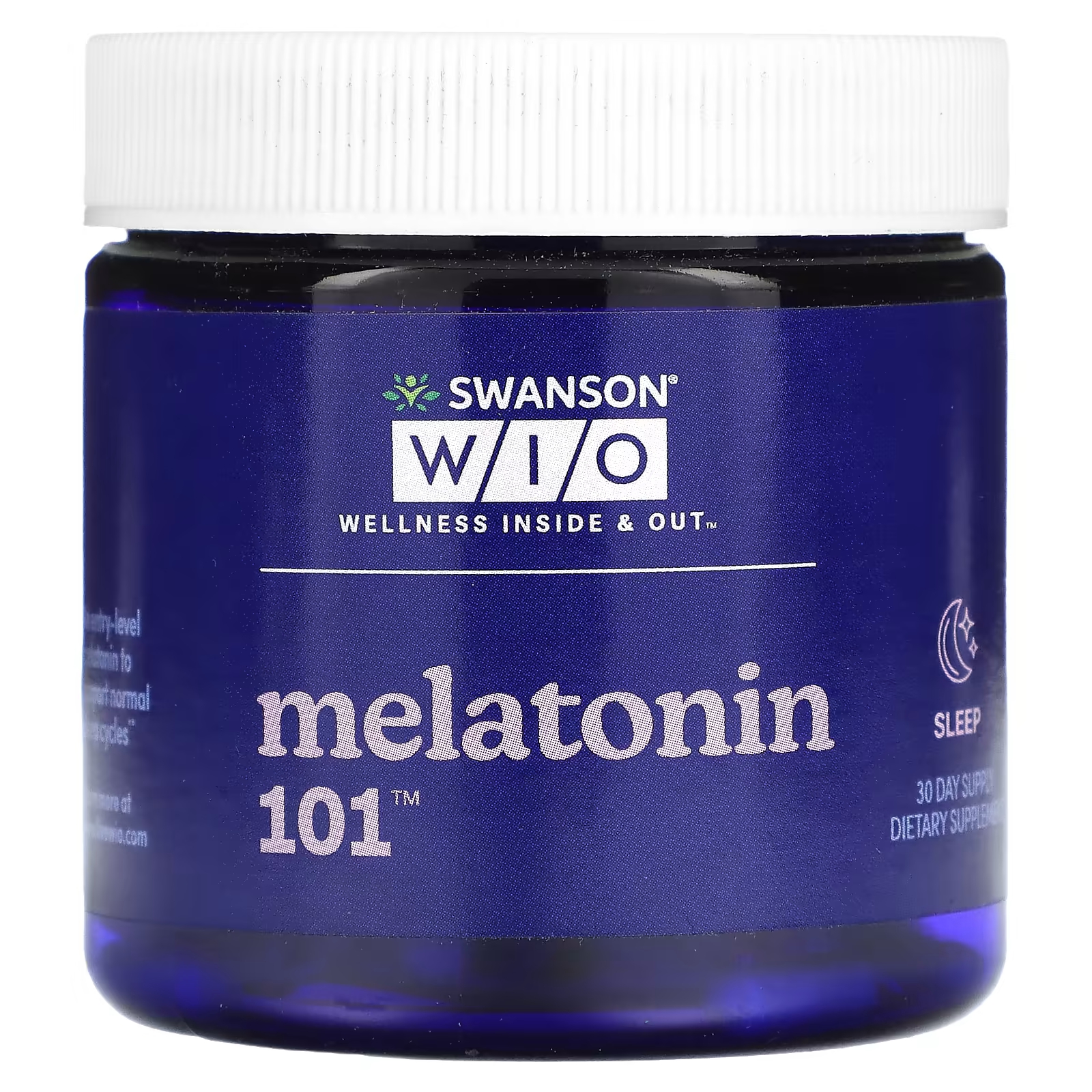 Мелатонин Swanson Wio 101, 30 капсул swanson wio proactive mind nourrition 30 вегетарианских капсул