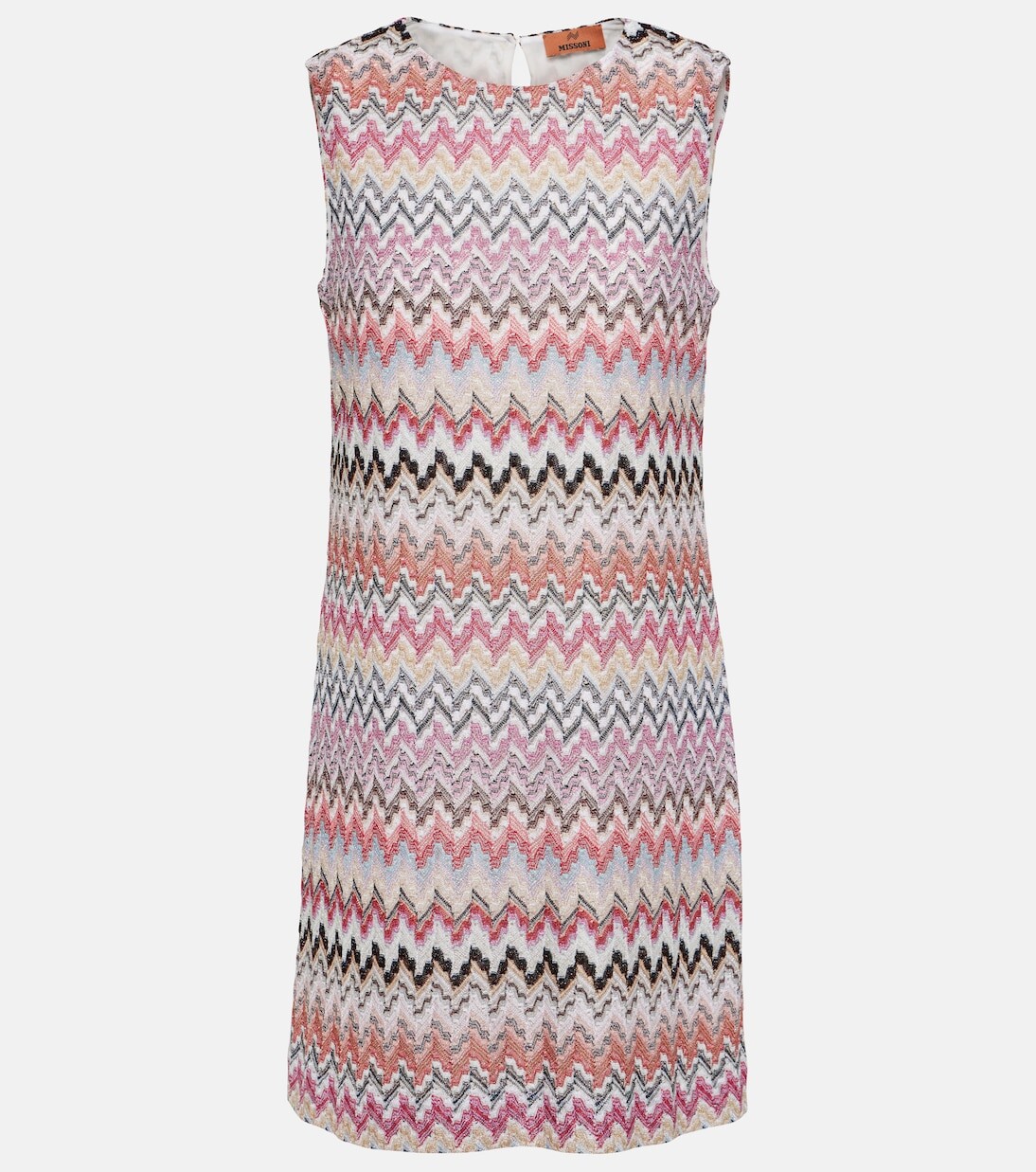 

Мини-платье с зигзагом Missoni, белый