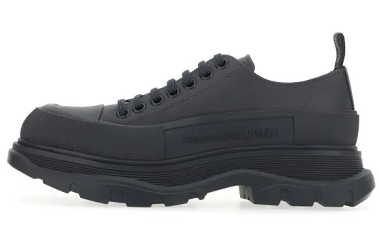 

Alexander McQueen Tread Slick Low на шнуровке, кожаный, серый, серый, мужской