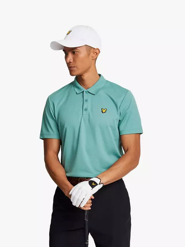 

Поло Lyle & Scott Golf Tech, цвет teal