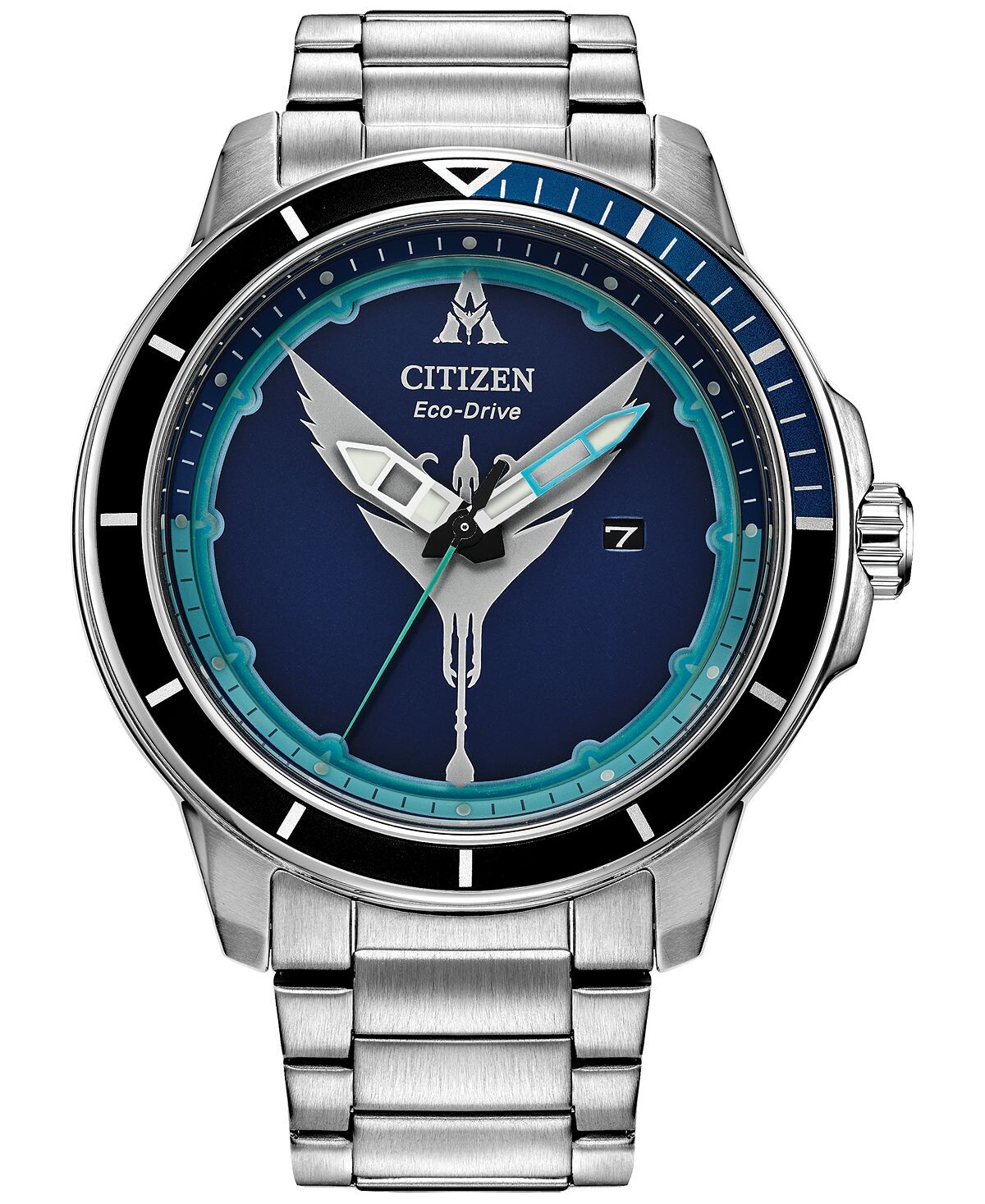

Мужские часы Eco-Drive Avatar с браслетом из нержавеющей стали, 46 мм Citizen