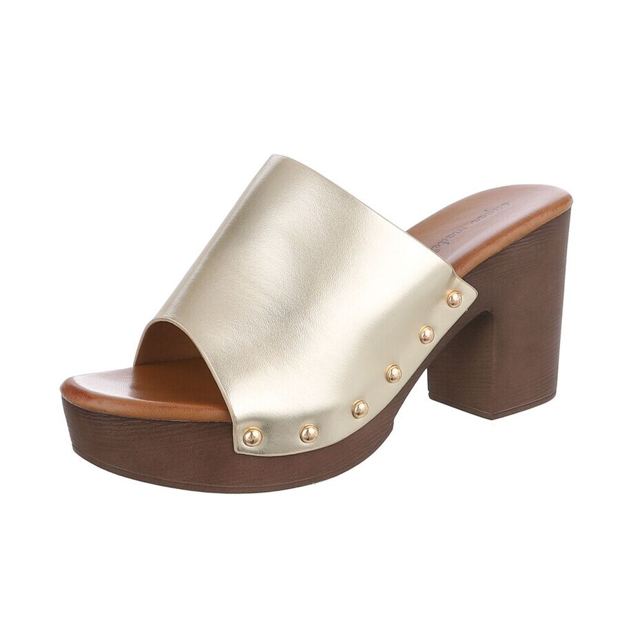 

Мюли Ital-Design Mules, золотой