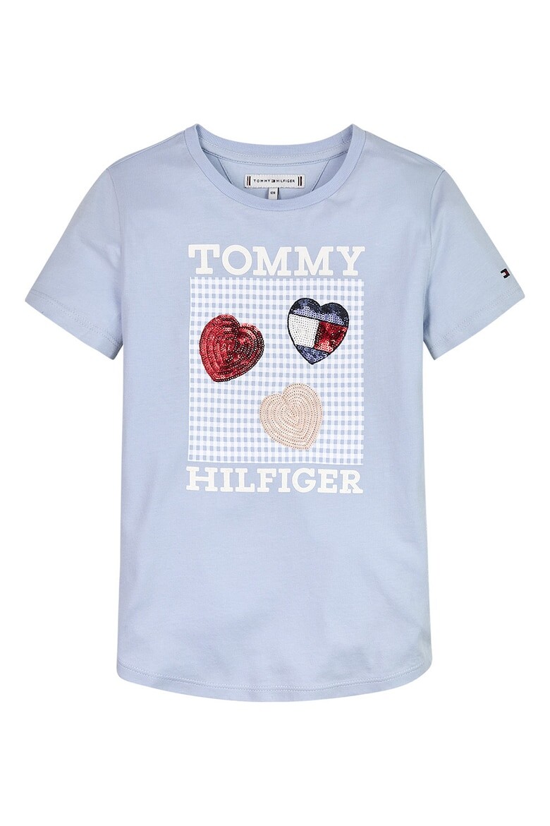 

Футболка с пайетками Tommy Hilfiger, синий