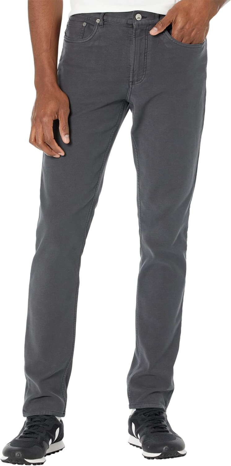 

Брюки Stretch Terry Five-Pocket Faherty, цвет Washed Black