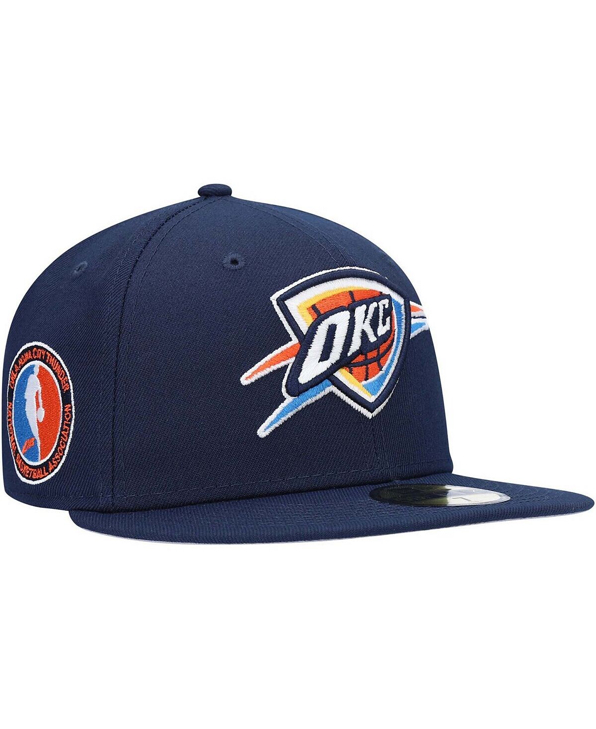 

Мужская темно-синяя приталенная шляпа Oklahoma City Thunder Team Logoman 59FIFTY New Era
