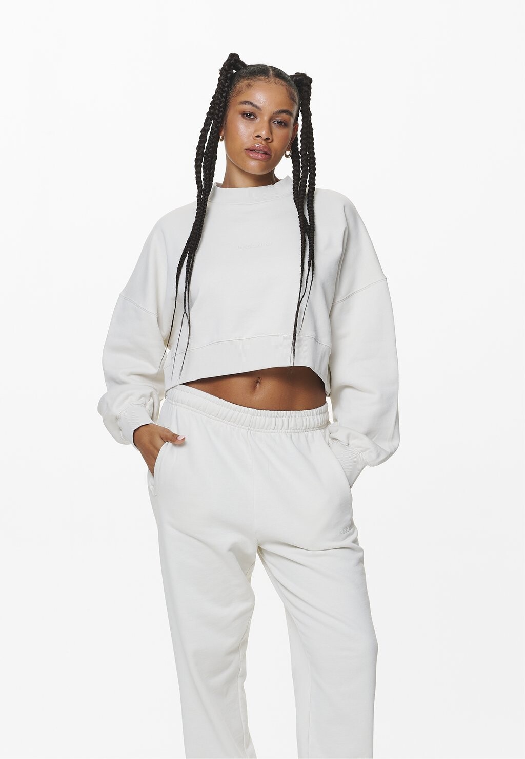 

Толстовка LONDA CROPPED OVERSIZED Pegador, цвет washed salty cream