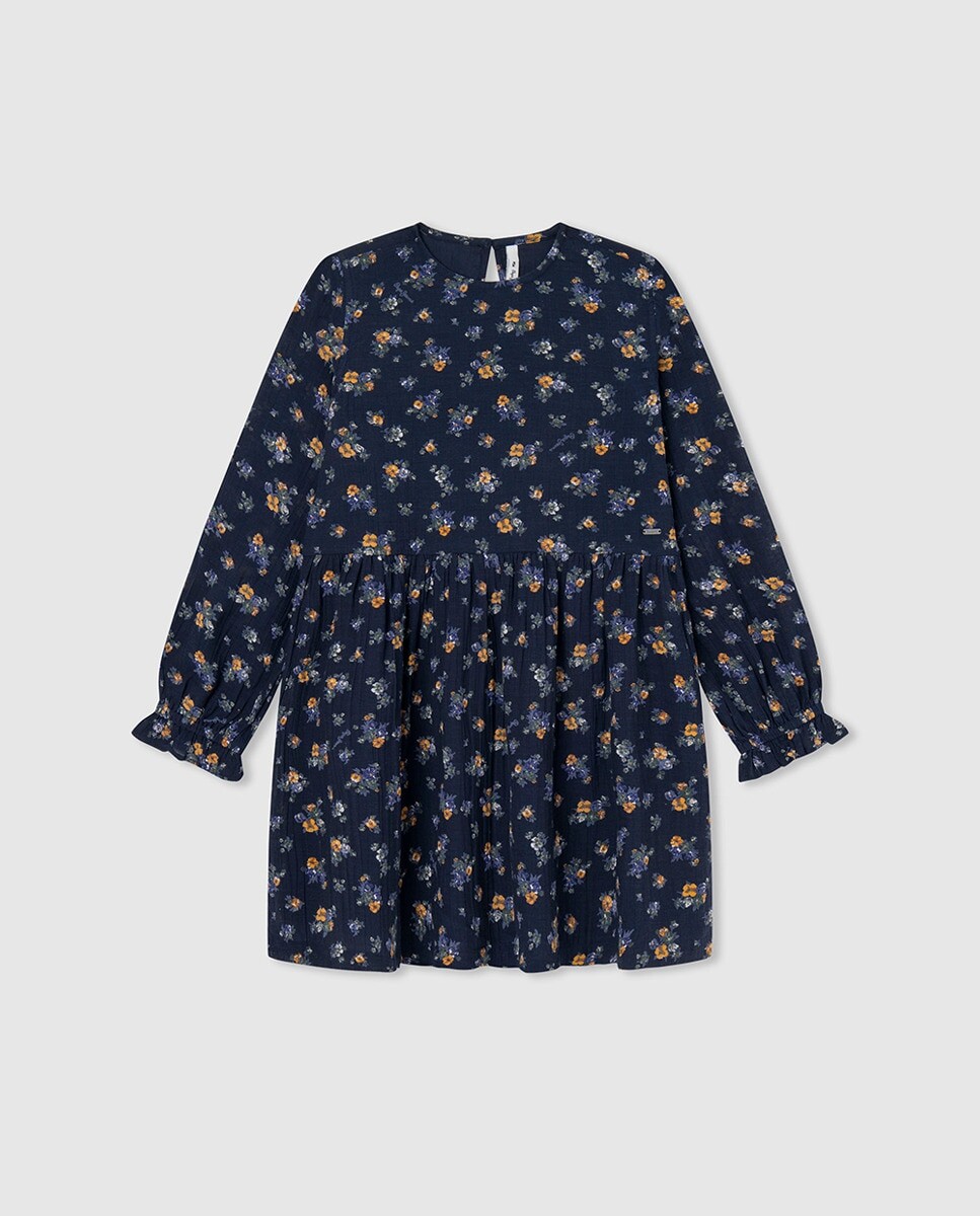 

Платье с рюшами Pepe Jeans, мультиколор