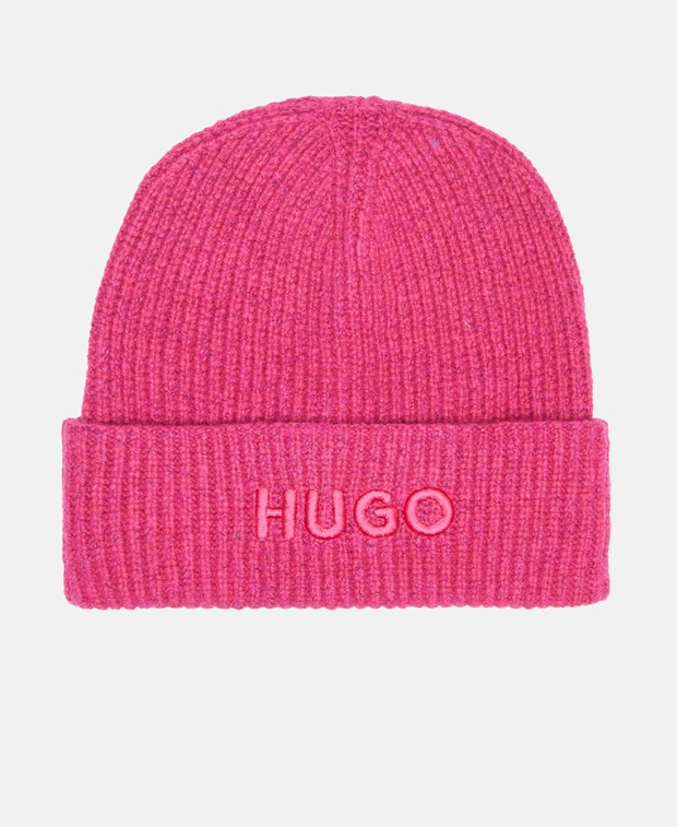 Вязаная шапка , розовый Hugo