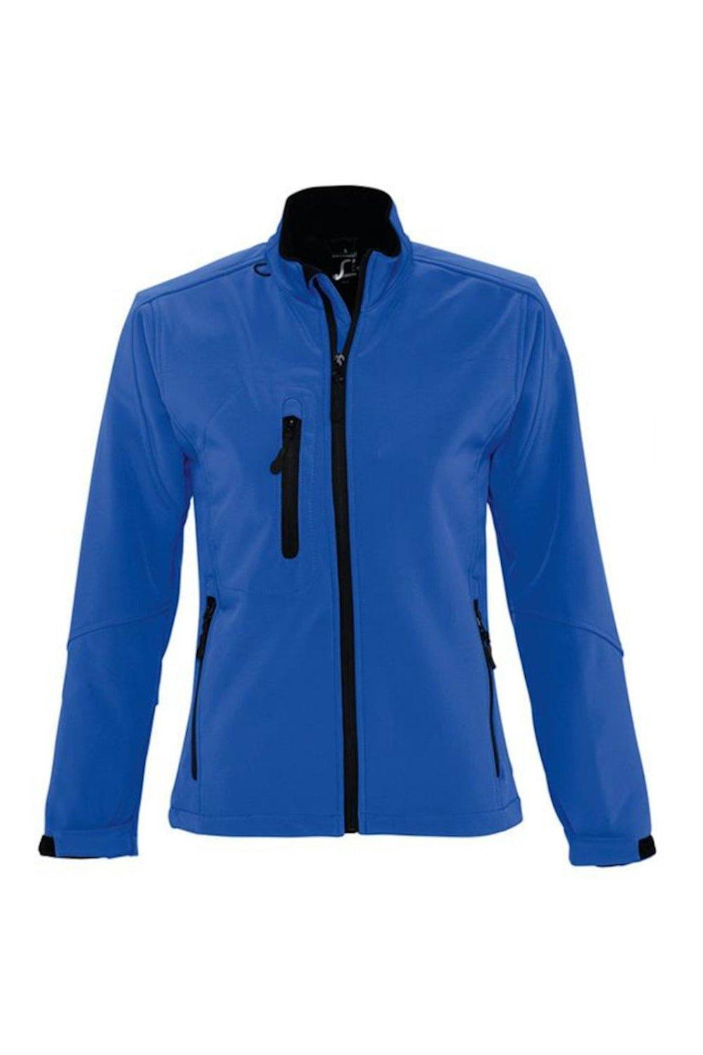 Куртка Roxy Soft Shell (дышащая, ветрозащитная и водостойкая) SOL'S, синий
