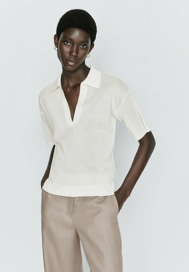 

Рубашка поло Massimo Dutti, бежевый