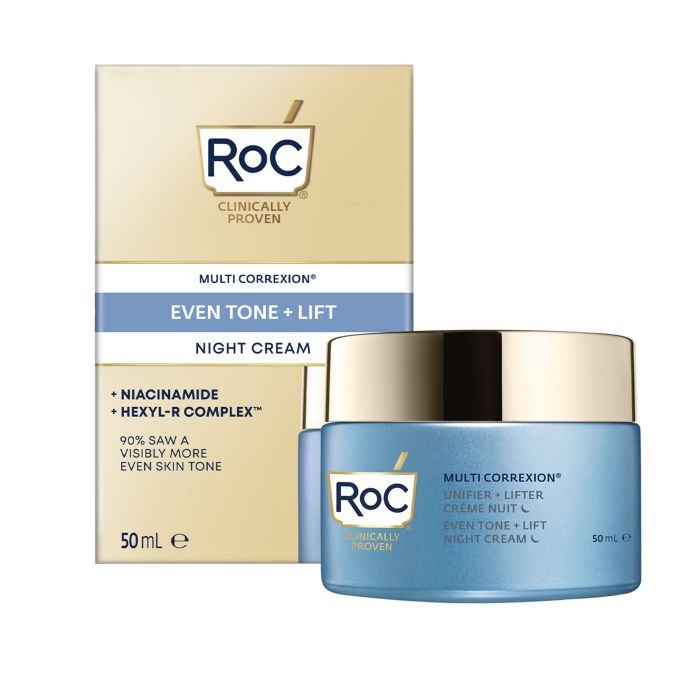 Набор косметики Multi Correxion Even Tone + Lift Crema de Noche Roc, 50 ml roc derm correxion contour cream advanced retinol