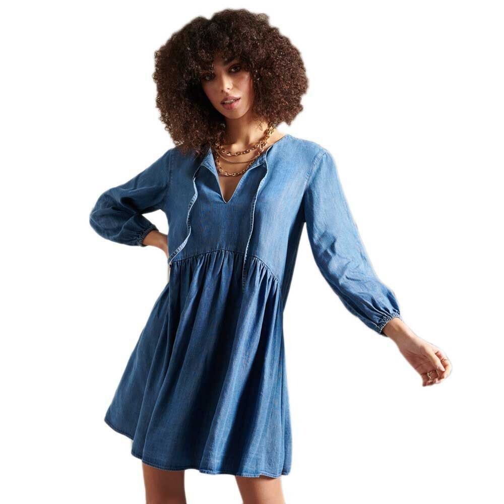 

Платье Superdry Tencel, синий