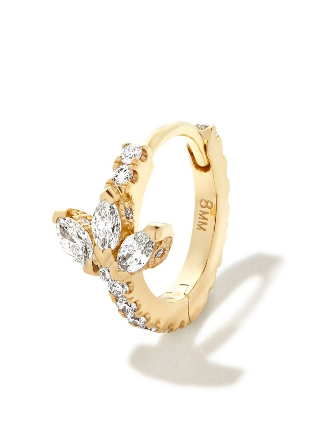 

Серьга-кольцо Lotus Eternity из желтого золота MARIA TASH, золотой