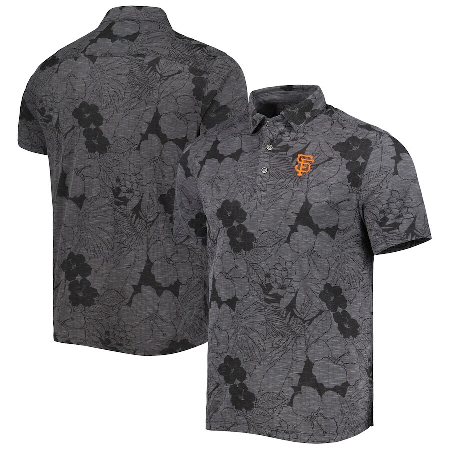 

Поло с коротким рукавом Tommy Bahama San Francisco Giants, черный