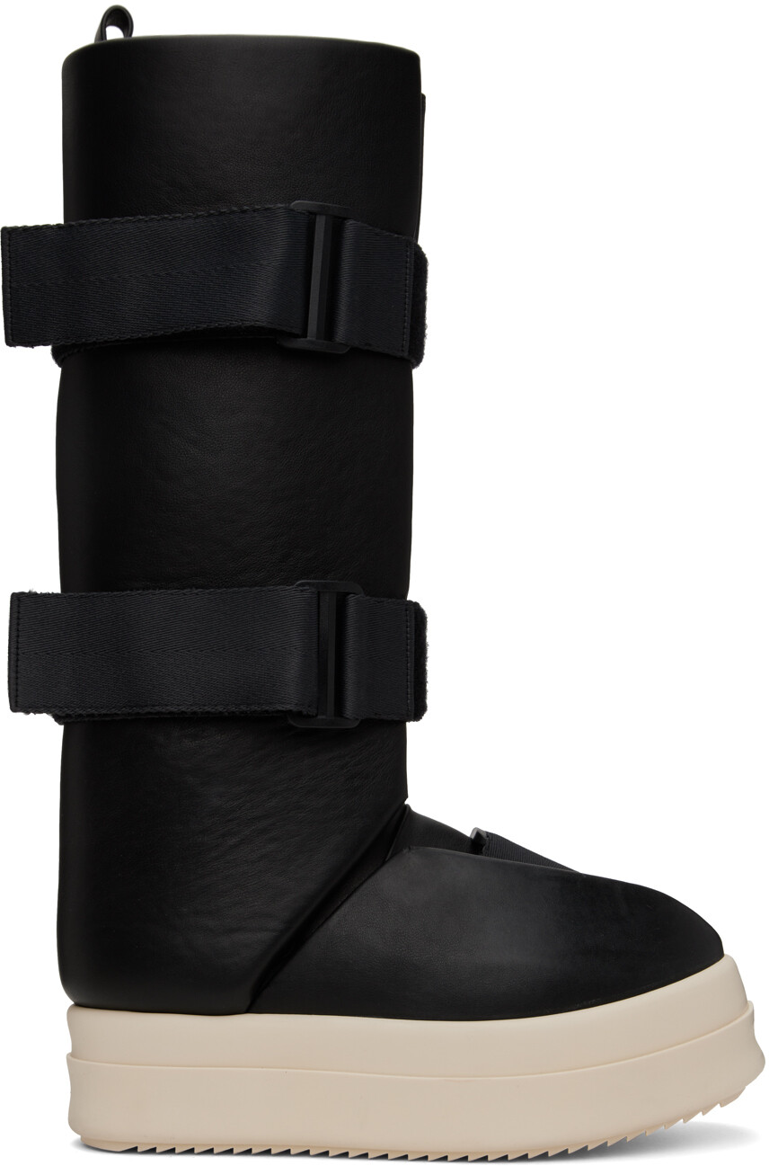 

Черные ботинки Rick Owens с шинами