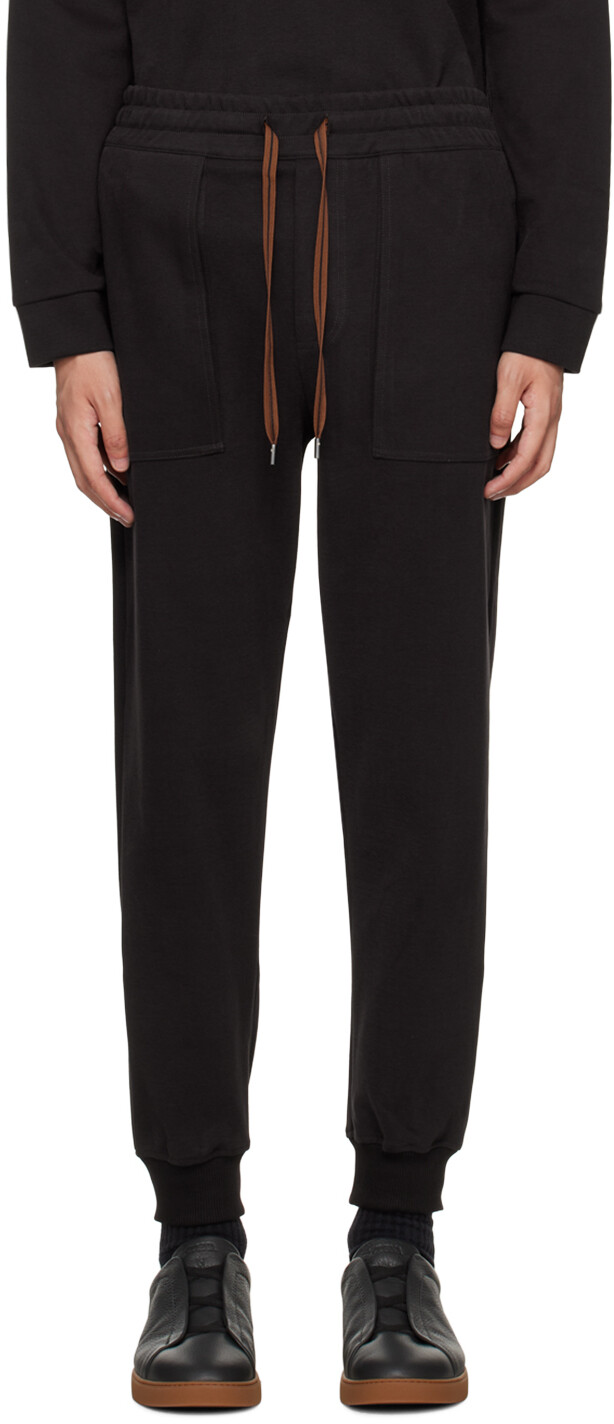 

Коричневые спортивные штаны Essential ZEGNA