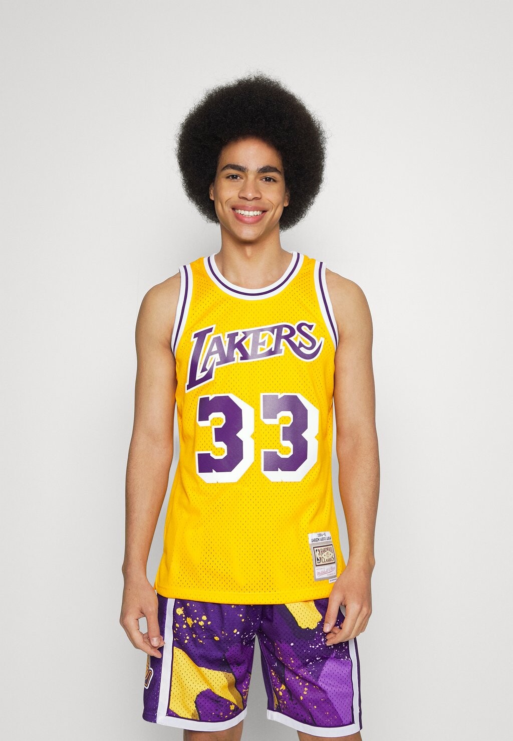 

Команда Nba Los Angeles Lakers Nba Swingman Lakers 84 Kareem Abdu Mitchell & Ness, золото