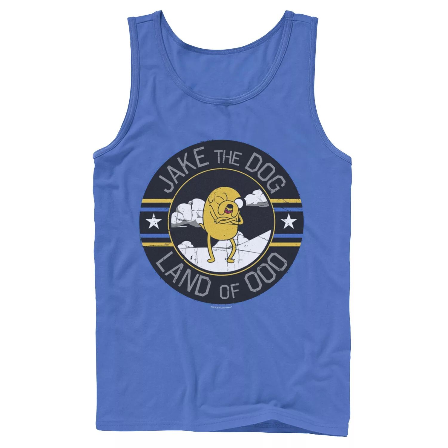 

Мужская майка Cartoon Network Adventure Time Jake The Dog Land Of Ooo Licensed Character