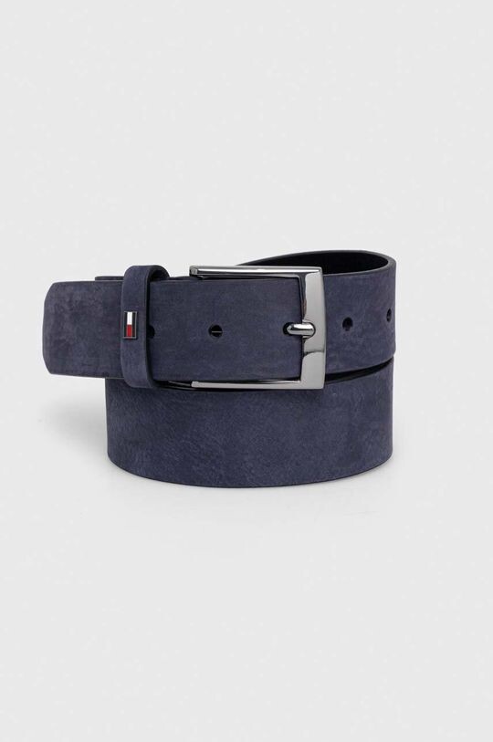 

Кожаный ремень Tommy Hilfiger, темно-синий