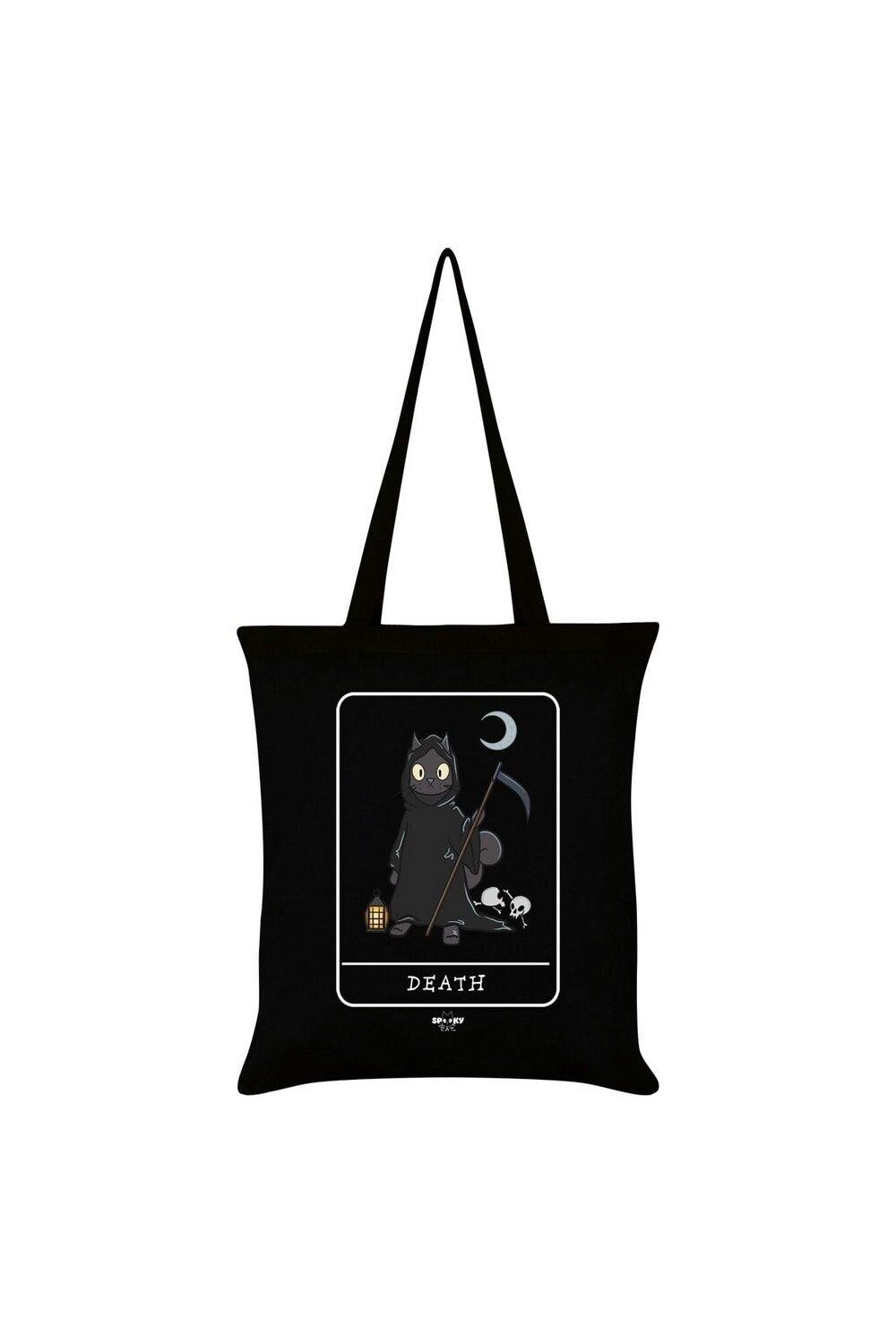 

Большая сумка Таро Смерти Spooky Cat, черный