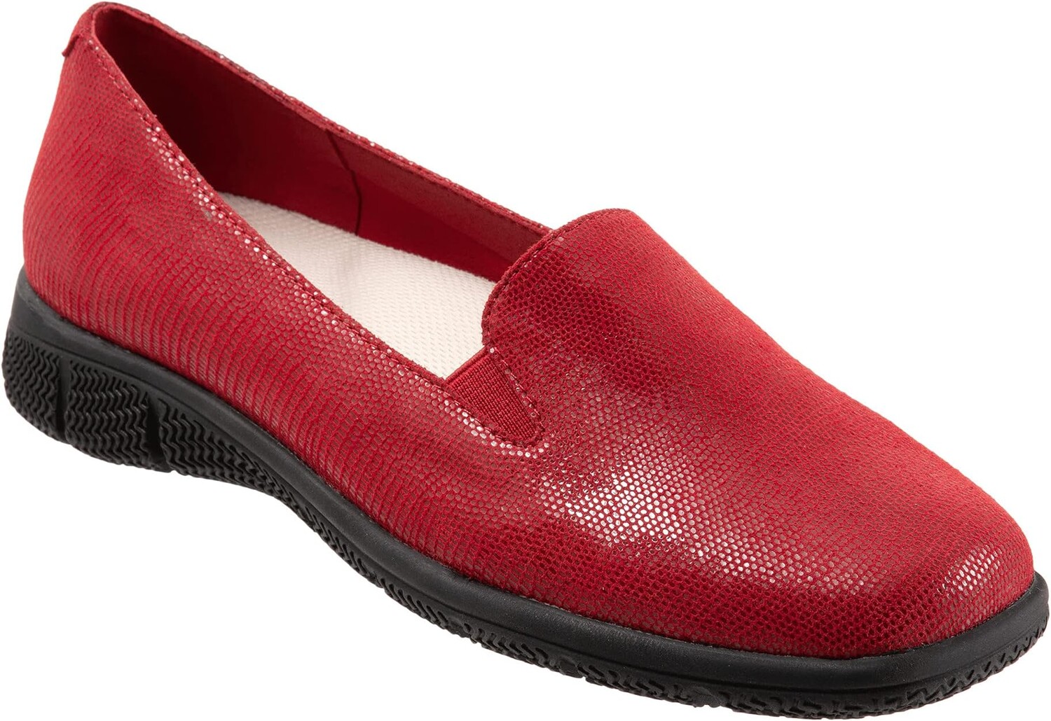 

Лоферы Universal Trotters, цвет Red Patent Suede Lizard Leather
