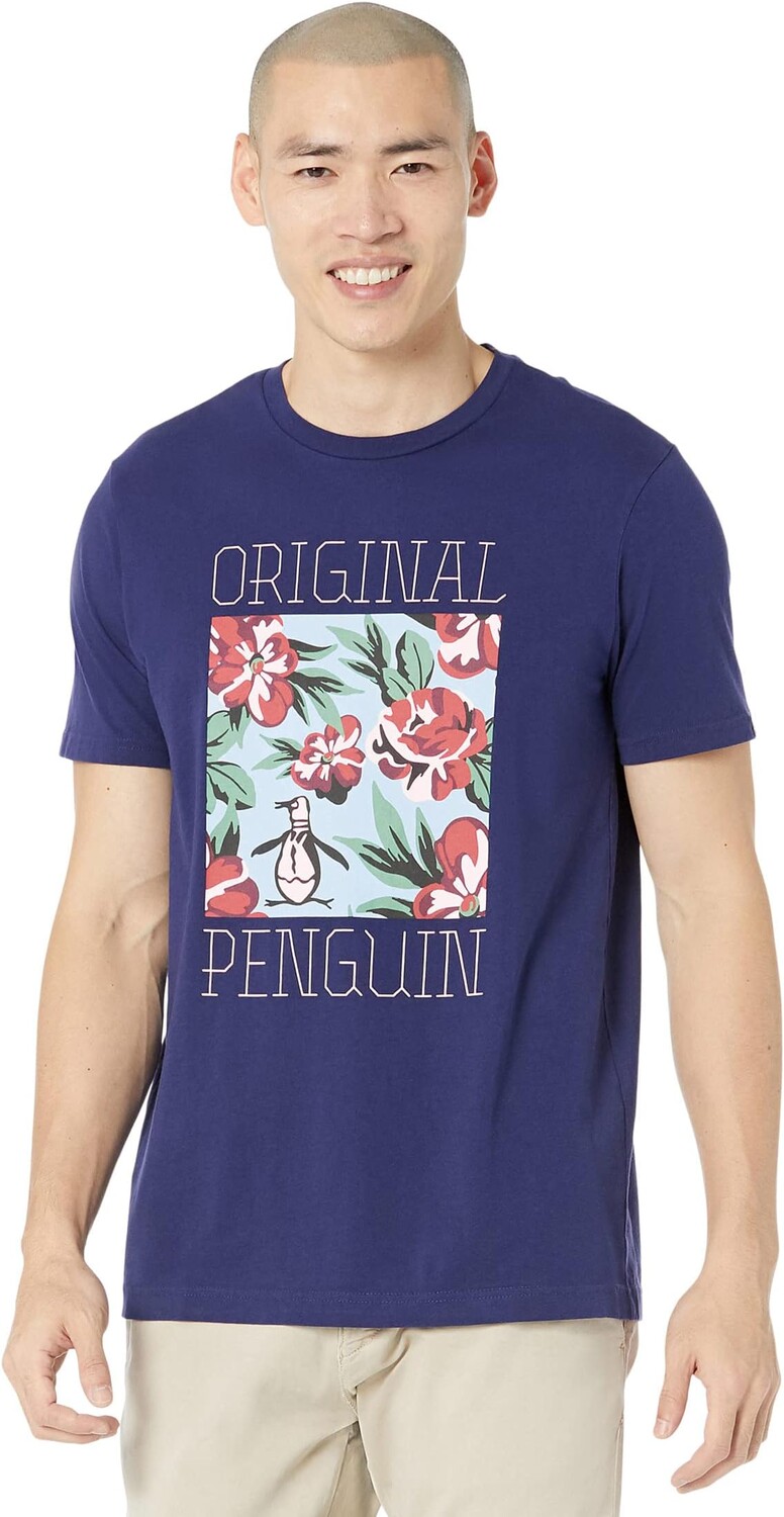 

Вязаный трикотаж из органического хлопка Original Penguin, цвет Rhodonite