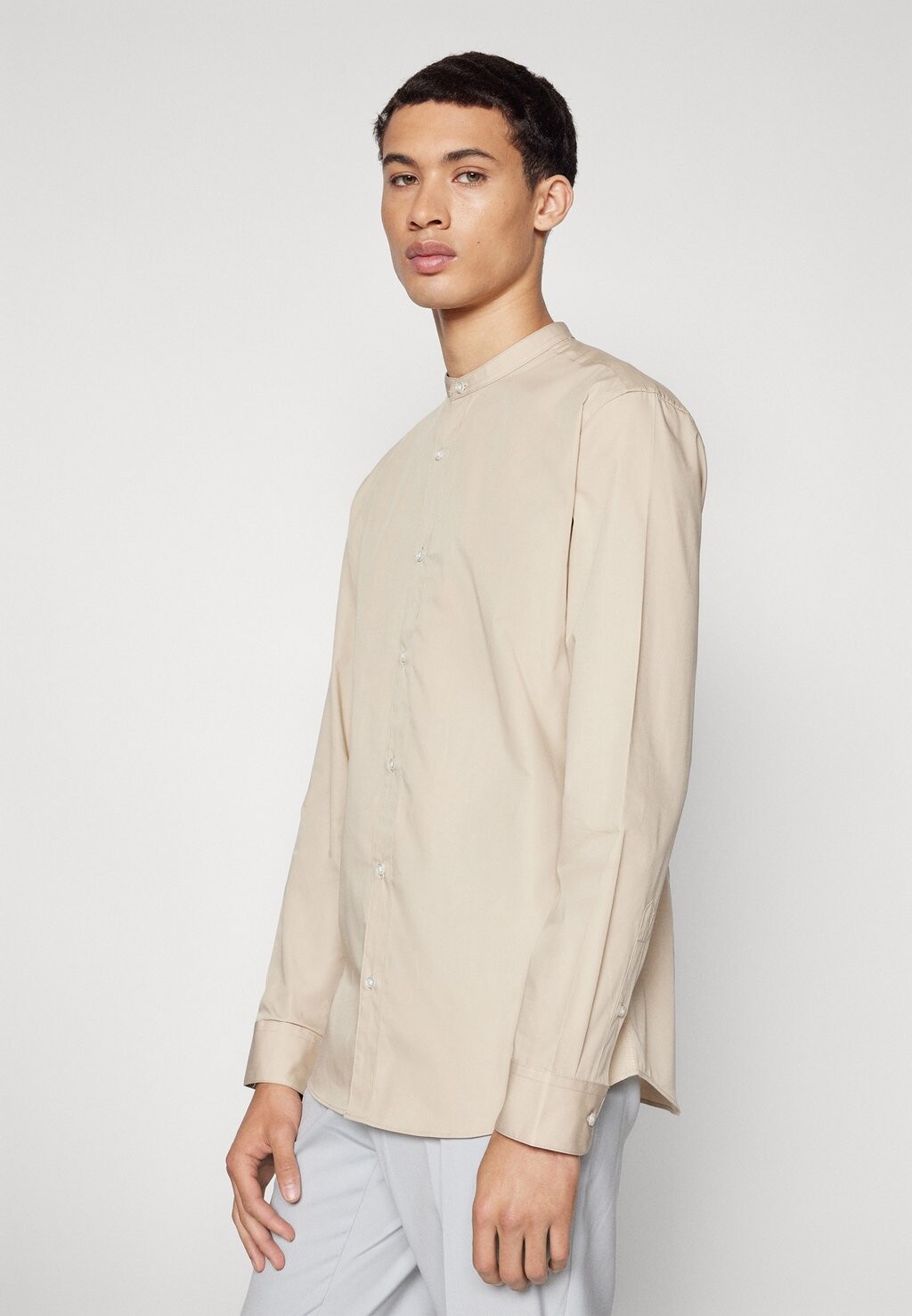 

Рубашка JJJOE SHIRT PLAIN MAO Jack & Jones, кремовый