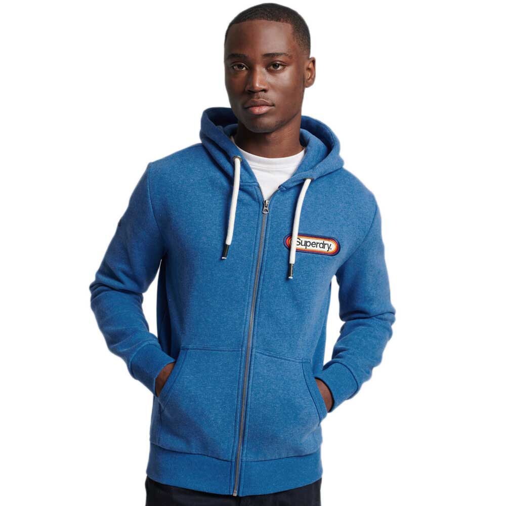 

Толстовка Superdry Vintage Cl Seasonal Full Zip, синий