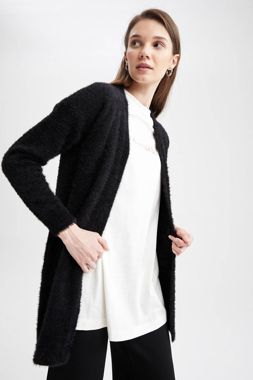 

Кардиган DeFacto REGULAR FIT, черный