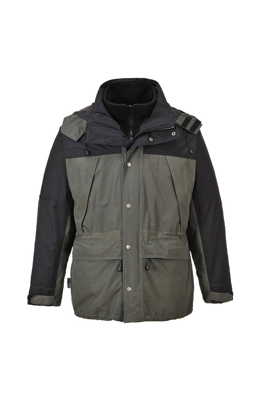 Дышащая куртка Orkney 3 в 1 Portwest, серый пуфик куб макси ткань нейлон цвет коричневый