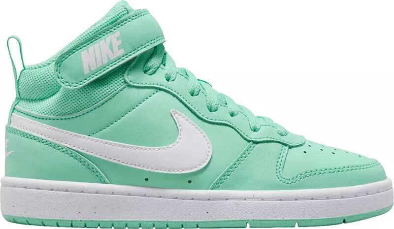 

Детские кроссовки Nike для начальной школы Court Borough Mid 2, мятный