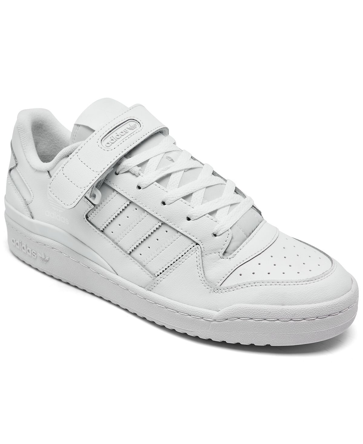 

Мужские низкие повседневные кроссовки forum от finish line adidas, белый