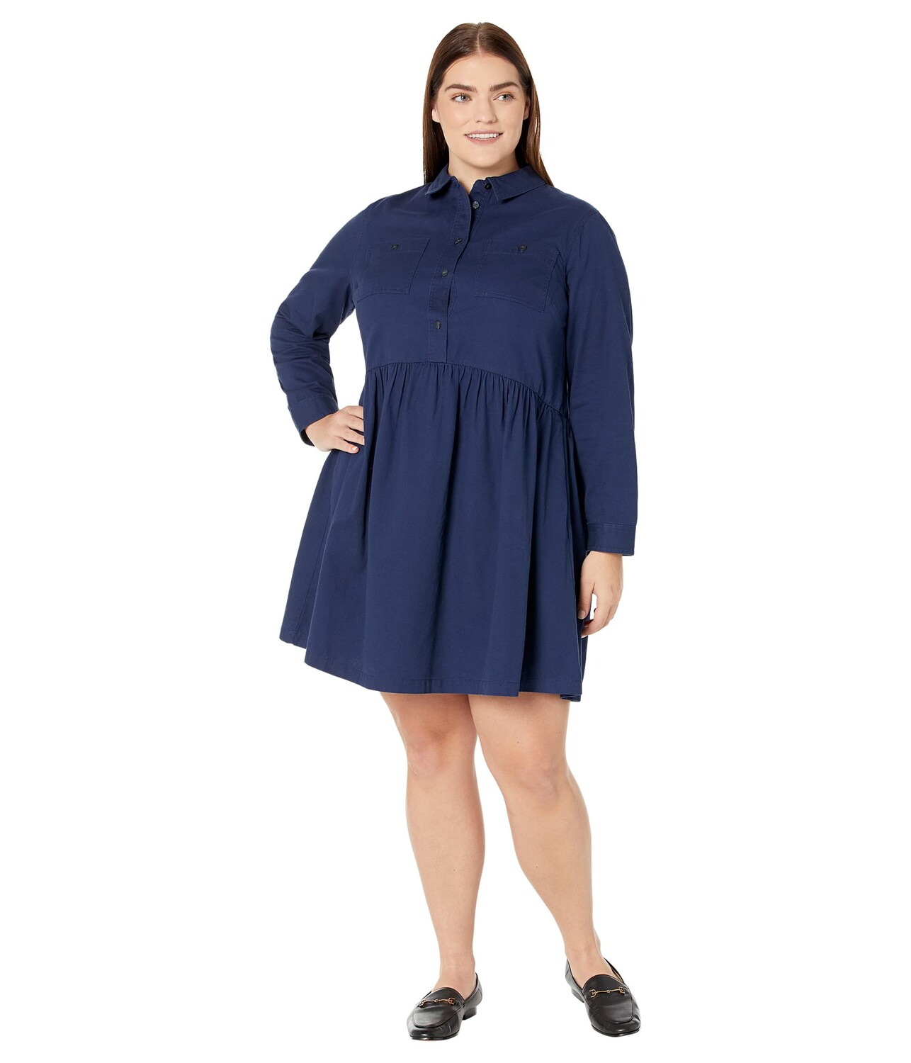 

Платье Draper James, Plus Size Utility Dress in Washed Twill