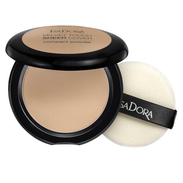 

Isadora Velvet Touch Sheer Cover Компактная матирующая прессованная пудра 45 Нейтрально-бежевый 7,5 г