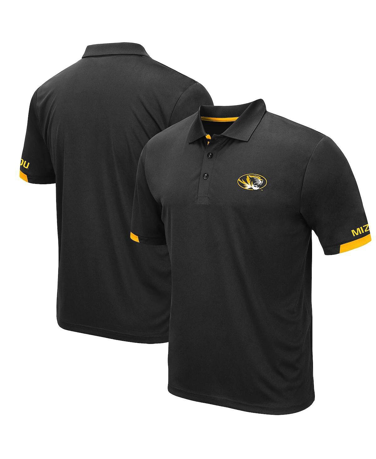 

Мужская черная рубашка поло santry с логотипом missouri tigers Colosseum, черный