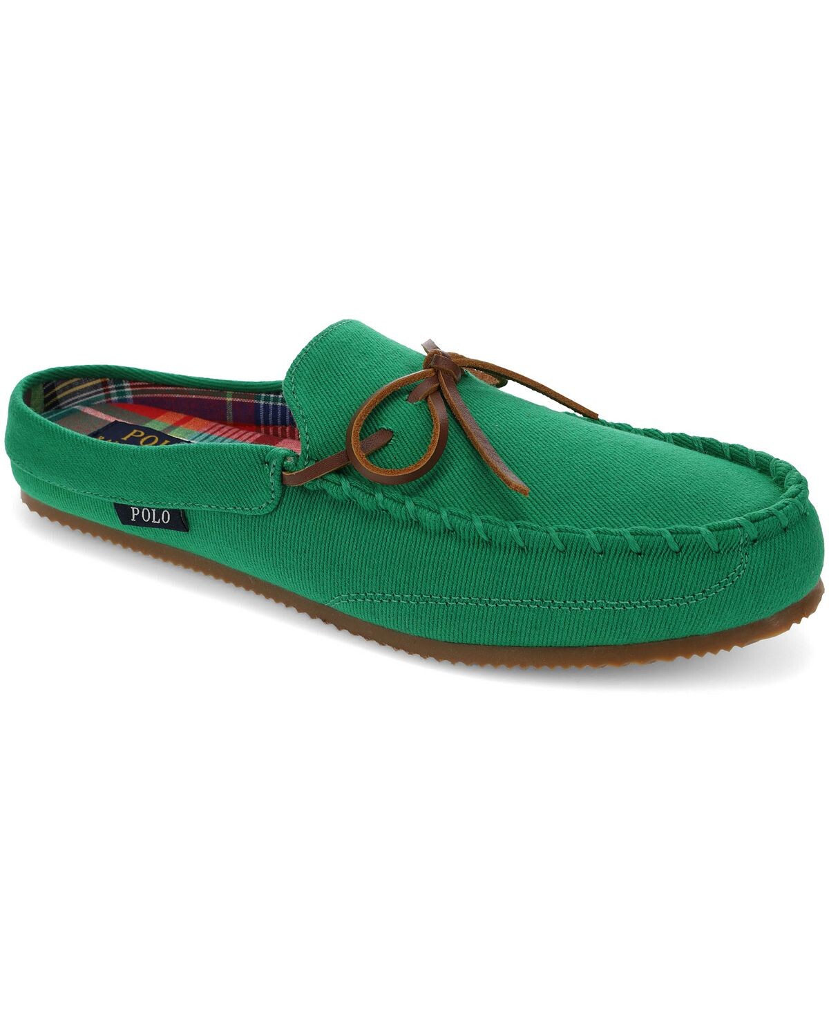 

Мужские тапочки-мокасины mcguire twill mock tie mule Polo Ralph Lauren, зеленый